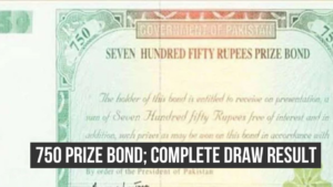 750 Prize Bond List 2025